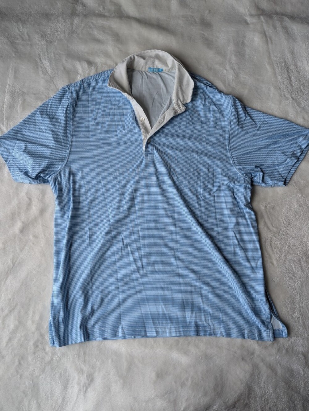 J. McLaughlin Short Sleeve Striped Polo